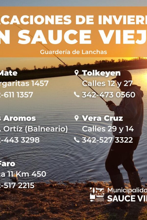 ¡VACACIONES DE INVIERNO EN SAUCE VIEJO!