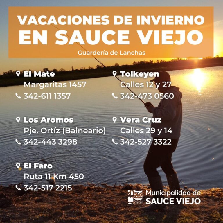¡VACACIONES DE INVIERNO EN SAUCE VIEJO!