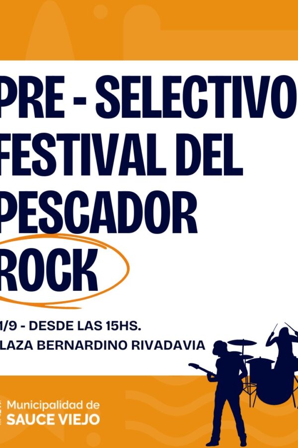 SE VIENE LA SEGUNDA FECHA DEL PRE SELECTIVO DE ROCK RUMBO AL FESTIVAL DEL PESCADOR 2025