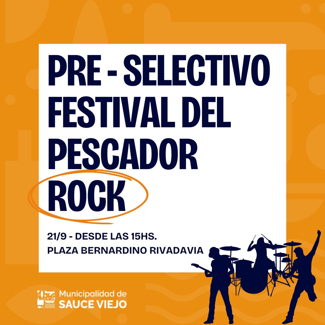 SE VIENE LA SEGUNDA FECHA DEL PRE SELECTIVO DE ROCK RUMBO AL FESTIVAL DEL PESCADOR 2025