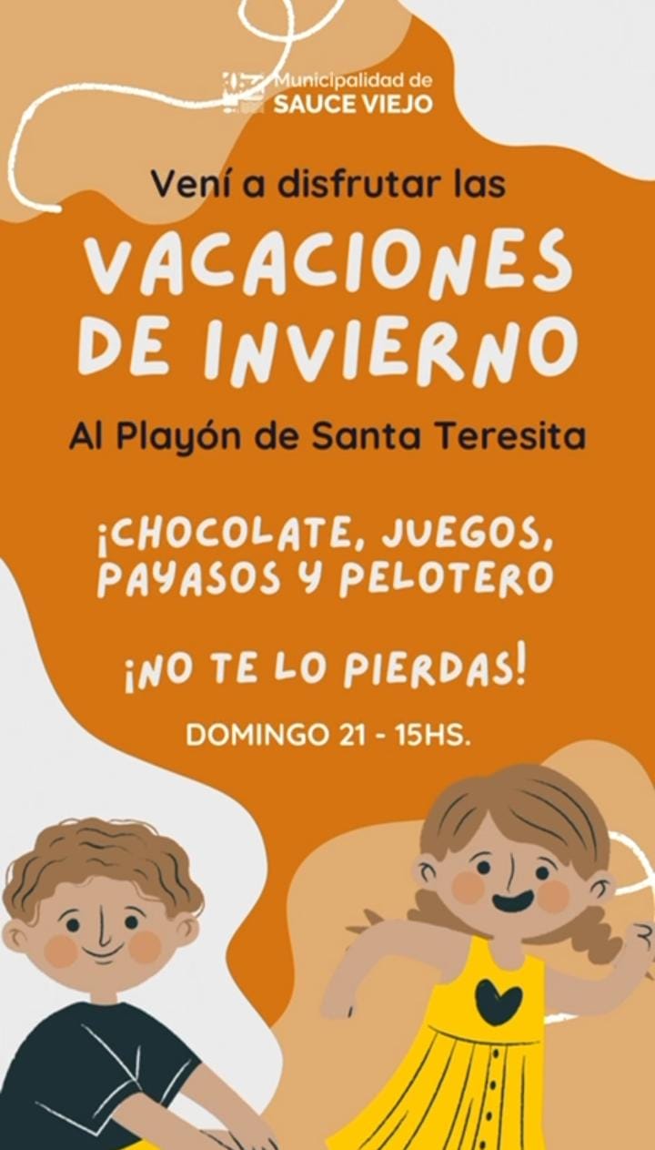 ¡VENITE A DISFRUTAR LAS VACACIONES DE INVIERNO AL BARRIO SANTA TERESITA!