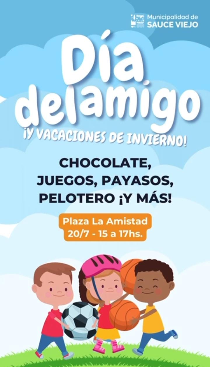 ¡VACACIONES DE INVIERNO Y DIA DEL AMIGO/A EN PLAZA LA AMISTAD!