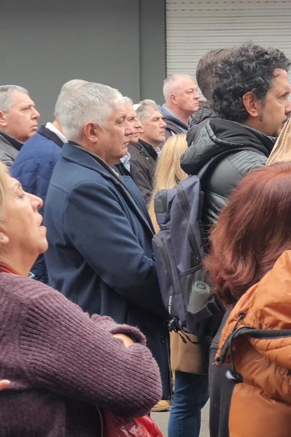 EL INTENDENTE MARIO PAPALEO PRESENTE EN EL ACTO POR EL 30° ANIVERSARIO DEL ATENTADO A LA AMIA