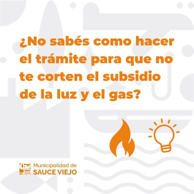 SUBSIDIOS DE GAS Y LUZ: HASTA EL 31 DE JULIO TENÉS TIEMPO DE INSCRIBIRTE