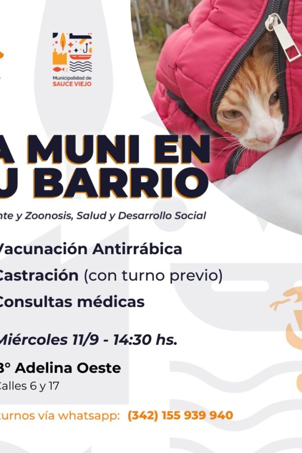 «LA MUNI EN TU BARRIO»: OTRA JORNADA DE CERCANÍA, EL MIÉRCOLES EN BARRIO ADELINA OESTE