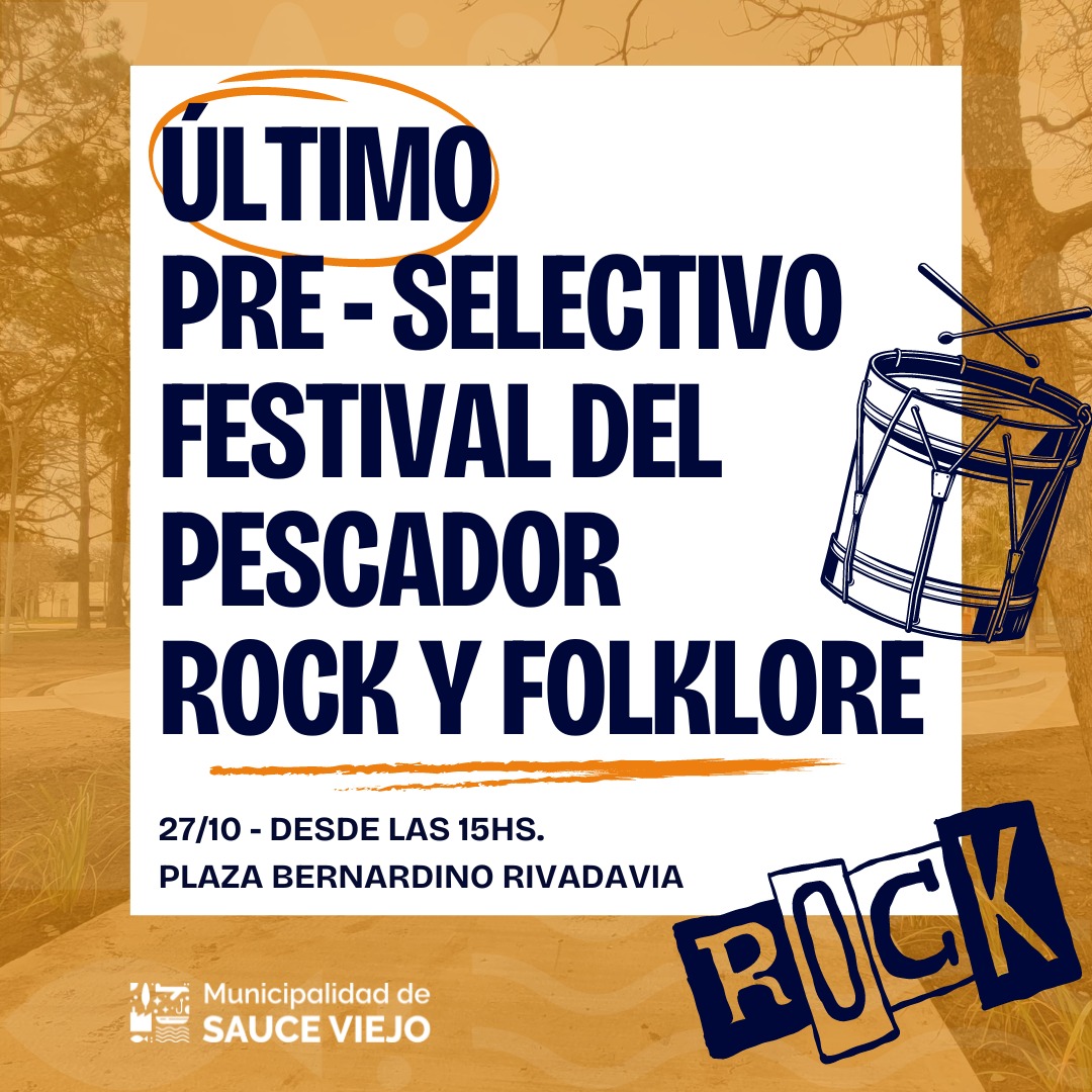 SE VIENE EL ÚLTIMO PRESELECTIVO RUMBO AL FESTIVAL DEL PESCADOR 2025