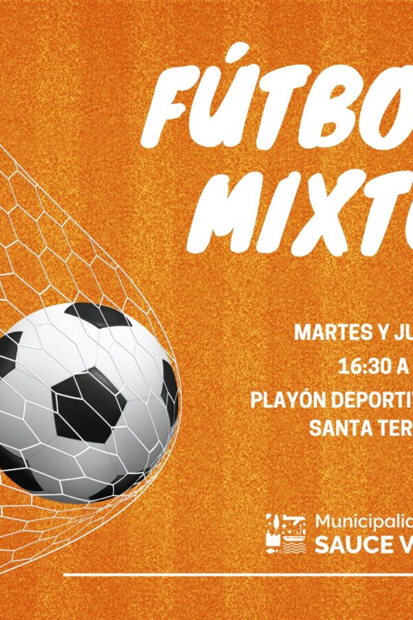 ATENCIÓN: ARRANCAN LAS CLASES DE FÚTBOL MIXTO EN SANTA TERESITA