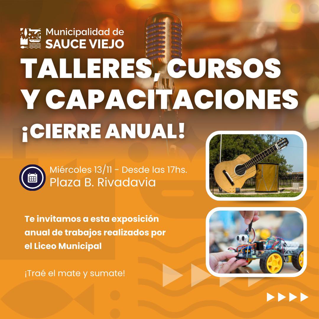 CIERRE ANUAL DE TALLERES, CURSOS Y CAPACITACIONES