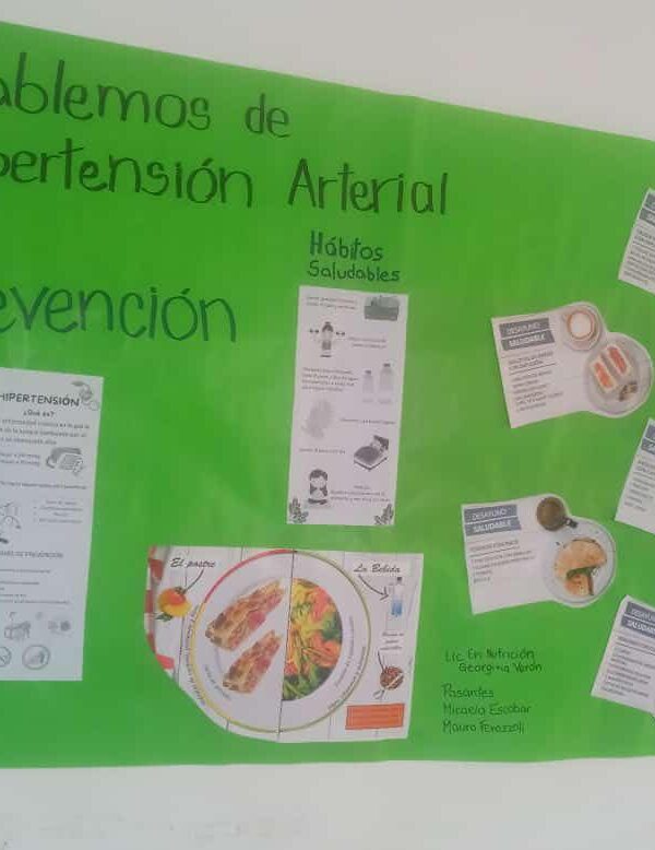 ALIMENTACIÓN SALUDABLE: CHARLA SOBRE CÓMO PREVENIR LA HIPERTENSIÓN