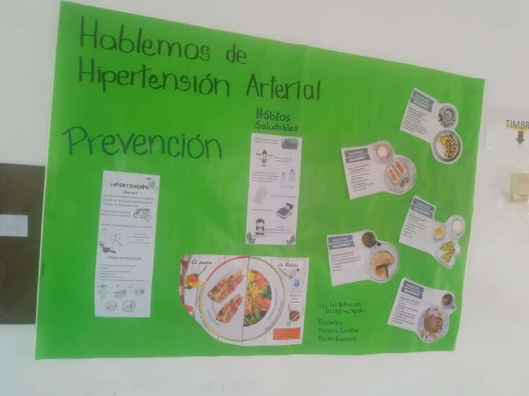 ALIMENTACIÓN SALUDABLE: CHARLA SOBRE CÓMO PREVENIR LA HIPERTENSIÓN
