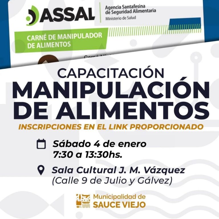 CAPACITACIÓN PRESENCIAL PARA CARNÉ DE MANIPULADOR DE ALIMENTOS