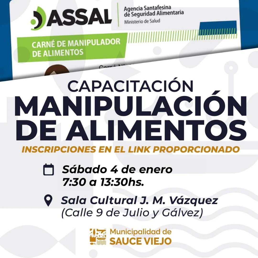CAPACITACIÓN PRESENCIAL PARA CARNÉ DE MANIPULADOR DE ALIMENTOS