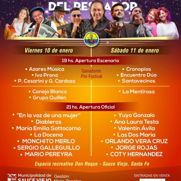 39° FESTIVAL PROVINCIAL DEL PESCADOR – TODA LA GRILLA ACÁ