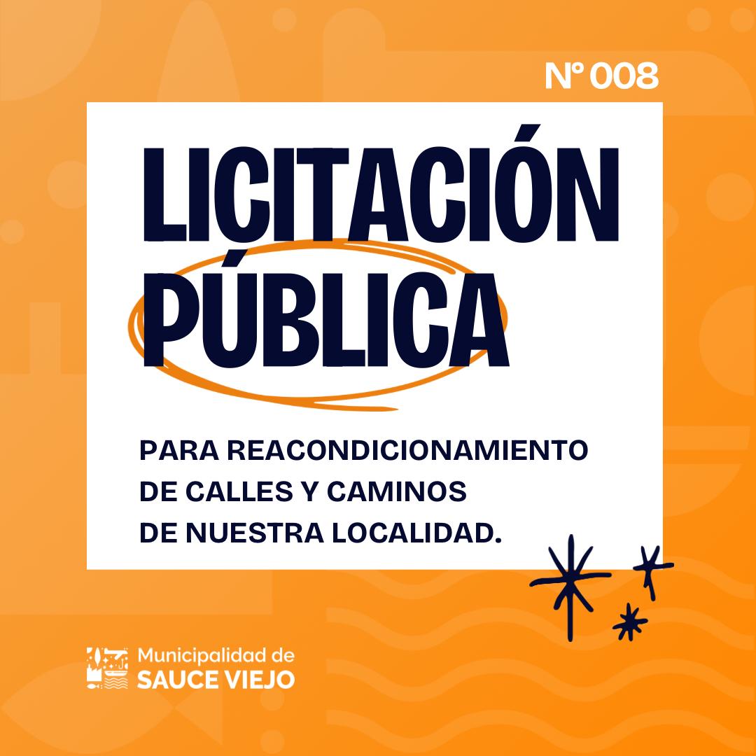 LICITACIÓN PÚBLICA N° 8