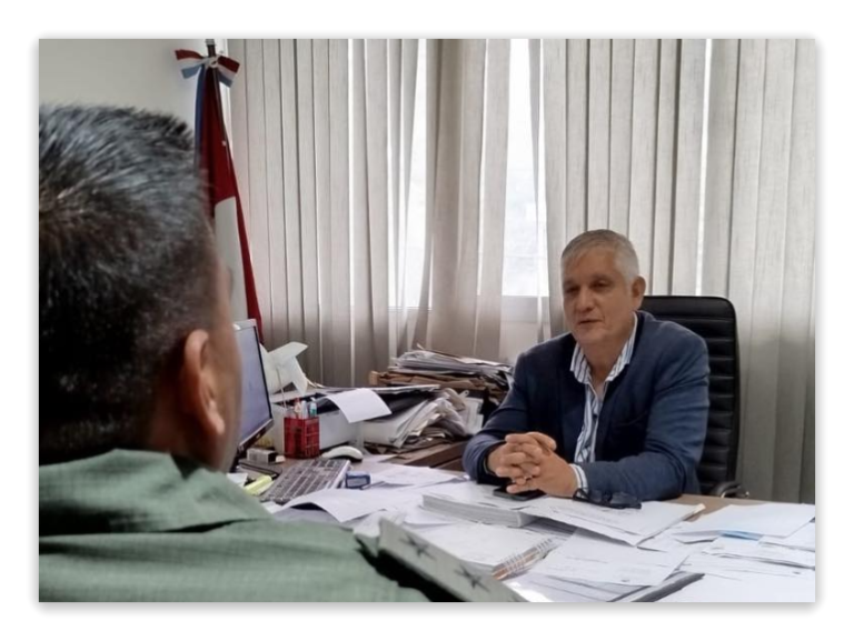 El Int. Papaleo se reunió con Gendarmería para articular acciones