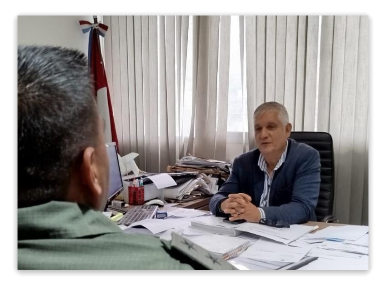 El Int. Papaleo se reunió con Gendarmería para articular acciones