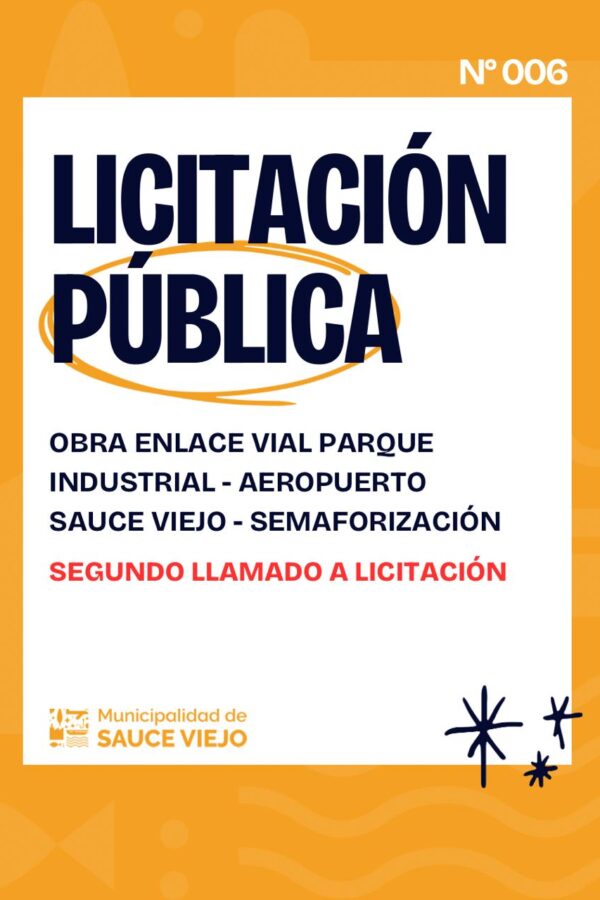 LICITACIÓN PÚBLICA N° 6