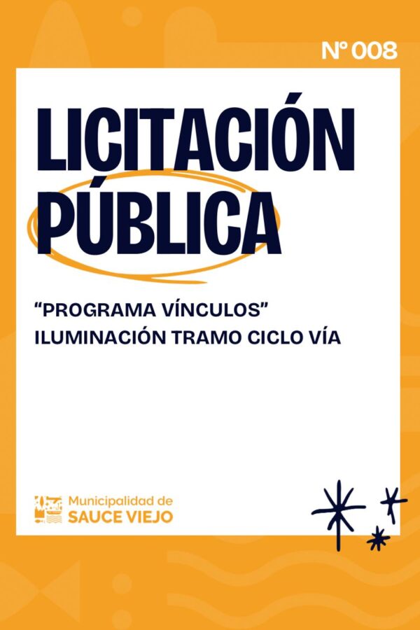 LICITACIÓN PÚBLICA N° 8