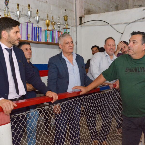 Nuevo playón deportivo para la Vecinal Dr. Manuel Gálvez