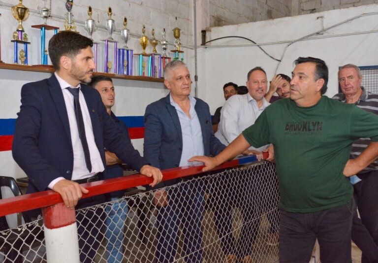 Nuevo playón deportivo para la Vecinal Dr. Manuel Gálvez