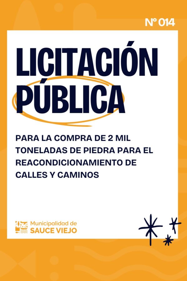 LICITACIÓN PÚBLICA N° 14