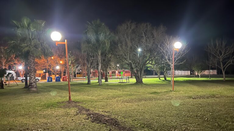 SE REPUSIERON LUMINARIAS Y CABLEADO EN DIFERENTES PUNTOS DE SAUCE VIEJO