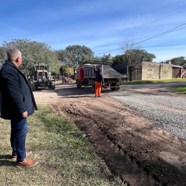 La Municipalidad de Sauce Viejo avanza con el plan de mejoramiento vial