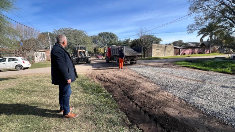 La Municipalidad de Sauce Viejo avanza con el plan de mejoramiento vial
