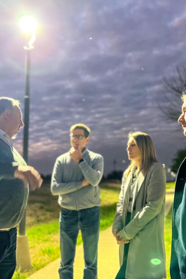 PROGRAMA VÍNCULOS: AVANZA LA ILUMINACIÓN DE LA CICLOVÍA EN SAUCE VIEJO